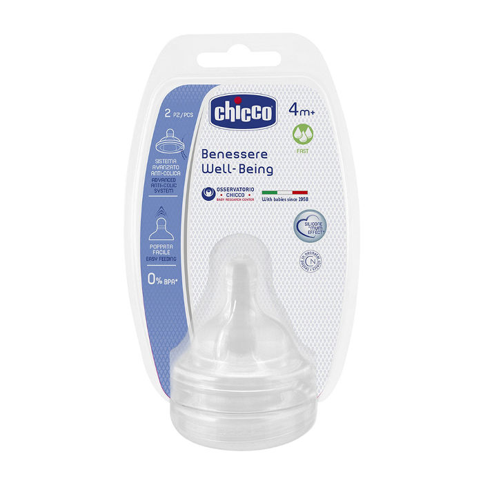 Chicco - Teats (WB) Fast (2Pcs) 126