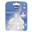 Chicco - Teats (NF) 6m Food (2 Pcs)