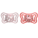 Soother Physio Light Girl Sil (6-16) 2Pcs  42