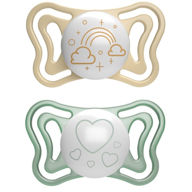 Chicco - Soother Ph. Air Boy Sil (0-6) 2Pcs B 47