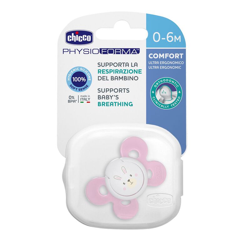 Chicco - Soother Ph. Comfort Pink Sil (0-6) 1PC  49