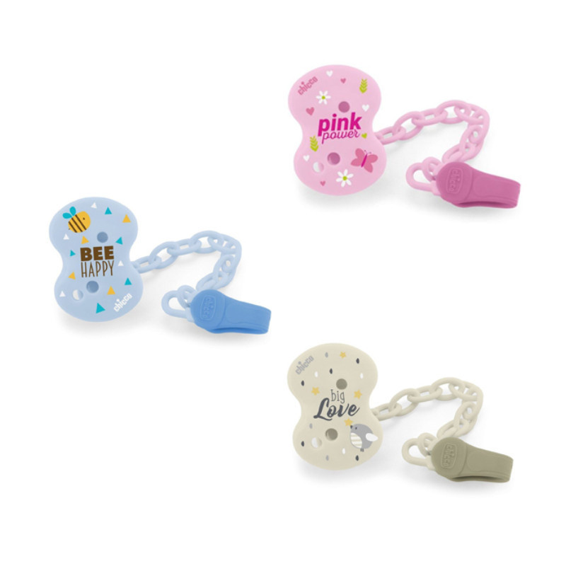 Chicco - CLIP WITH CHAIN MIXED COLORS NEW 2020 1-169