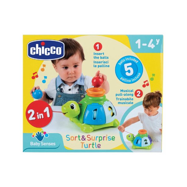 Chicco - TOY BS TURTLE SORT&SURPRISE 1-753 