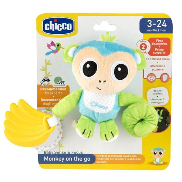 Chicco - Toy BSF Monkey on the Go 1-768