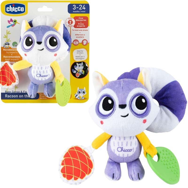 Chicco - Toy BSF Racoon on the Go 1-766