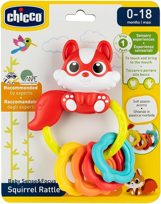 Chicco - TOY BSF RATTLE SQUIRREL  1-3007