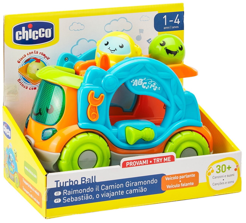 TOY TURBO BALL - ROLLING TRUCK - INT  1-3009