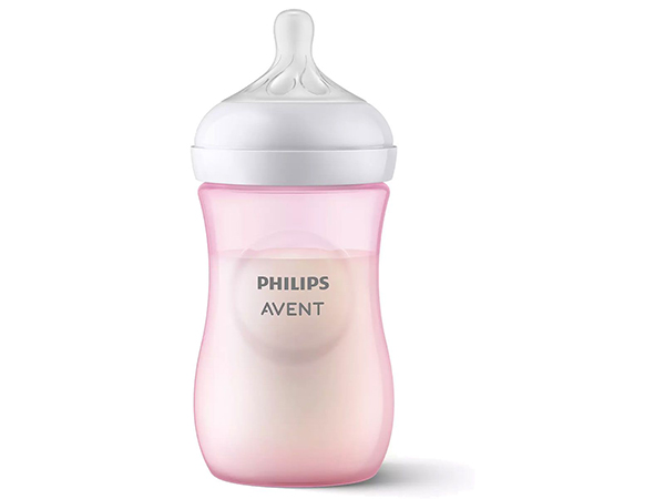 Philips Avent - Natural Pink Feeding Bottle 260ml (New Shape)