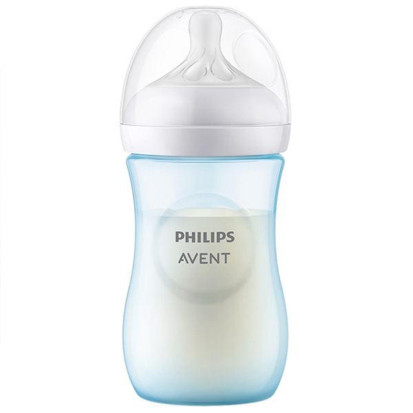 Blue Feeding Bottle 260ml (New Shape)