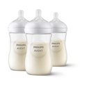 Natural Triple White Feeding Bottle 260ml (New Shape)