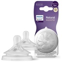Philips Avent - Natural Double Newborn Nipple Small Drop (New Shape)