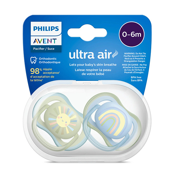 Philips Avent - Soother 0-6m sun, rainbow