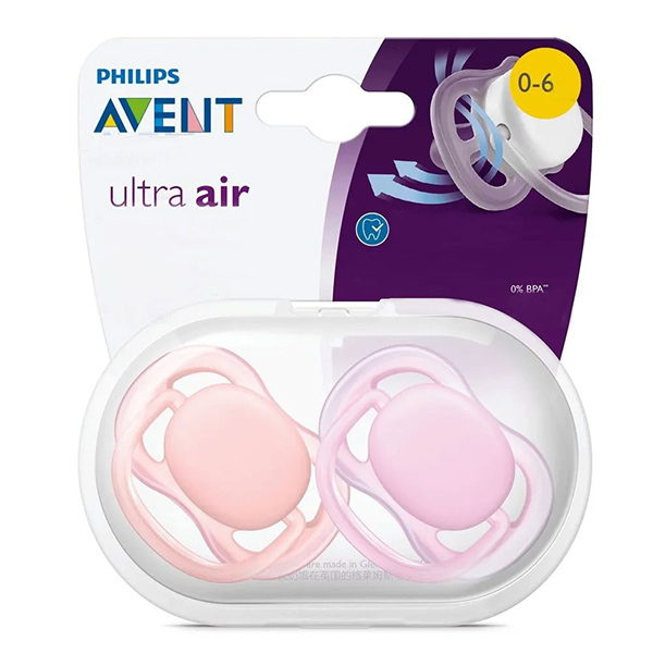 Philips Avent - Soother pink, orang 6-18