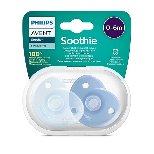 Soother 0-6m Blue