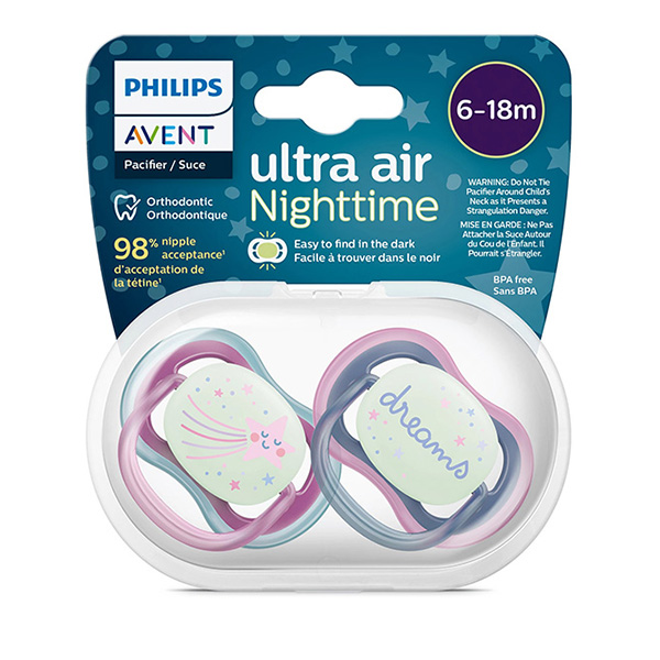 Philips Avent - Soother 6-18m star, dreams