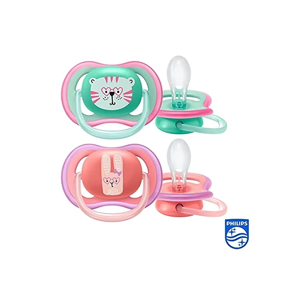 Philips Avent - Soother +18 Rabbit and Cat