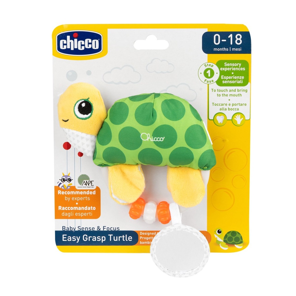 Chicco - TOY BSF EASY GRASP TURTLE RATTLE