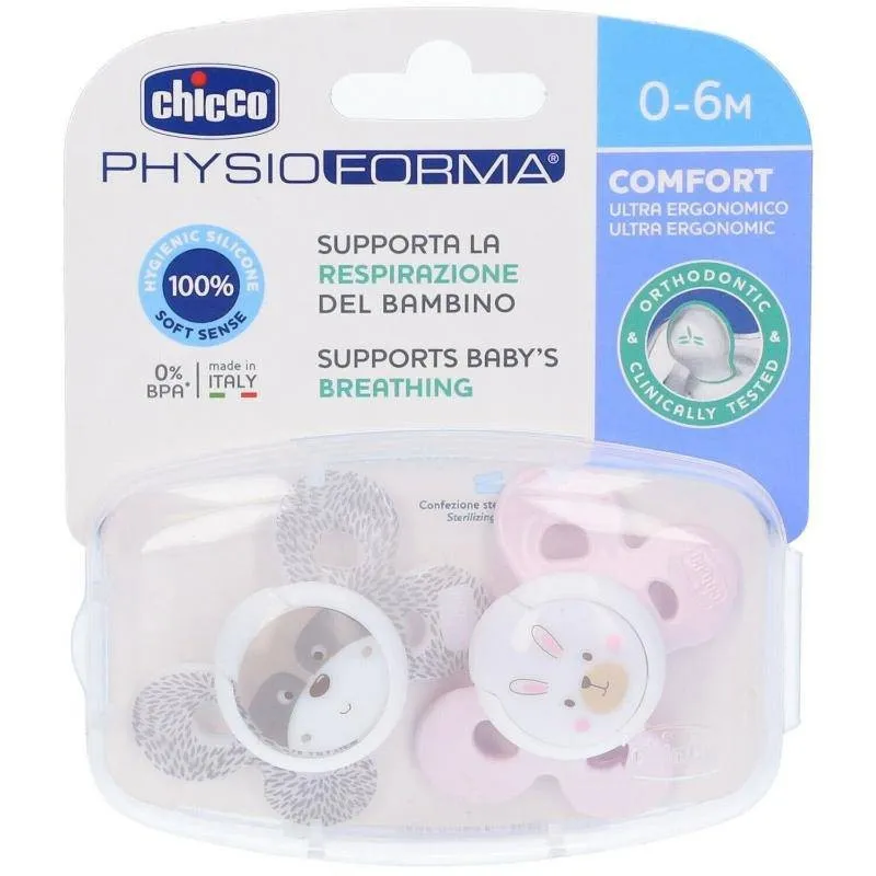 Soother PH.Comfort Gril (0-6M) 2PC 1-136