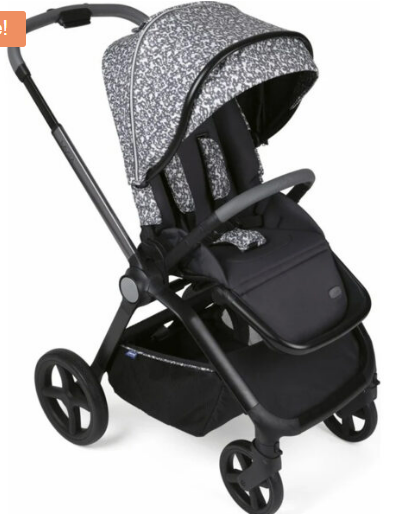 CHICCO - MYSA STROLLER CHARMING GRAY 
