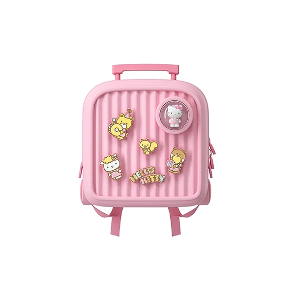 RUBBER BAG ( HELLO KETTY) BIG PINK 32224