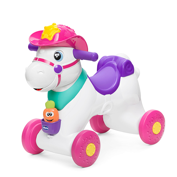 Chicco - TOY BABY RODEO HORSE PINK 1-797 