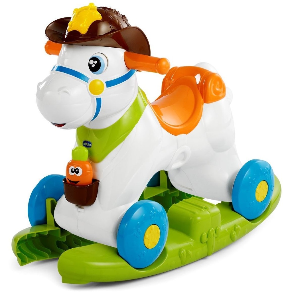 Chicco - TOY BABY RODEO HORSE BLUE 1-798 