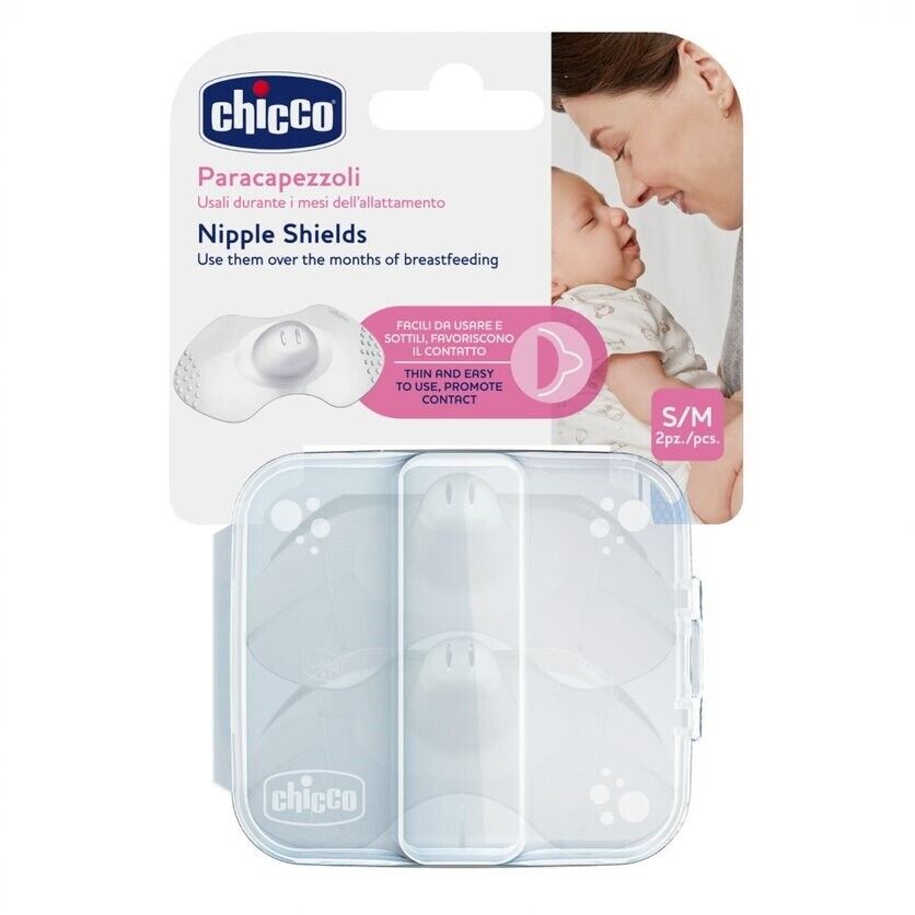 Chicco - Breast Silicone Nipple Shield S/M 1-62