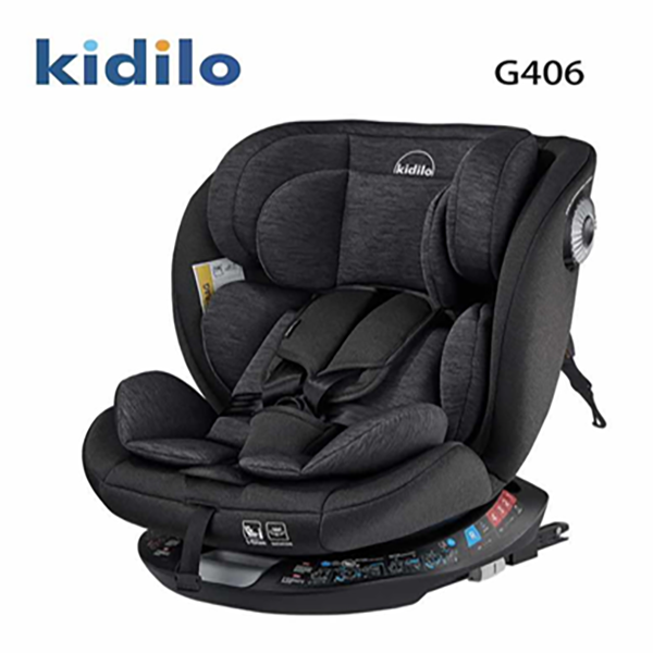 Kidilo - Carseat (G406Pro) Black 8-818