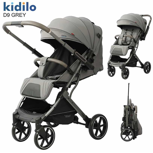 Kidilo Stroller (D9) Grey 8-843