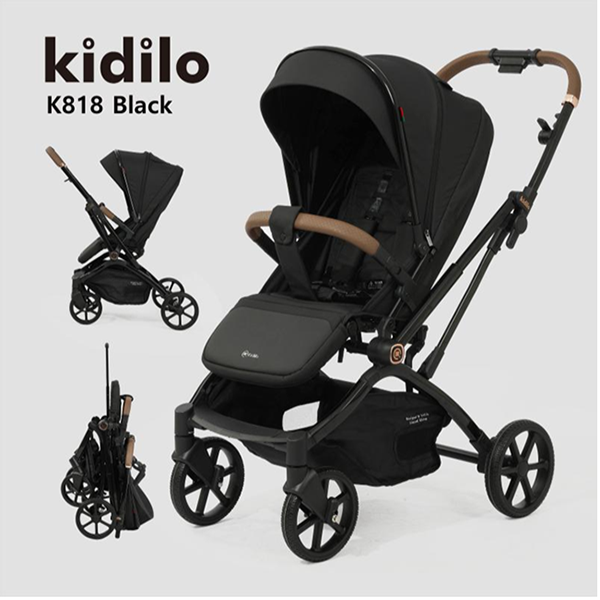 Kidilo Stroller (K818) Black 8-845