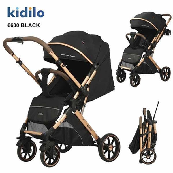 Kidilo Stroller (6600) Black 8-855