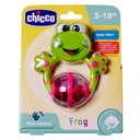 Fun teething rattle frog  1-667