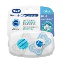 Soother Physio Mini Soft Blue 0-2M 2Pcs 1-55 