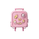 RUBBER BAG ( HELLO KETTY) BIG PINK 32224