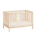 Ikea Wooden Bed (F64B لون خشبي) Mat(132*70)